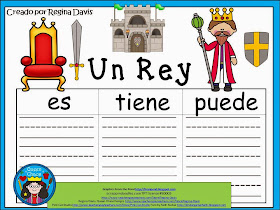 http://www.teacherspayteachers.com/Product/A-Un-ReyThree-Spanish-Graphic-Organizers-1214493