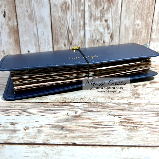 Flip Through Midori Style Travel Wallet Journal