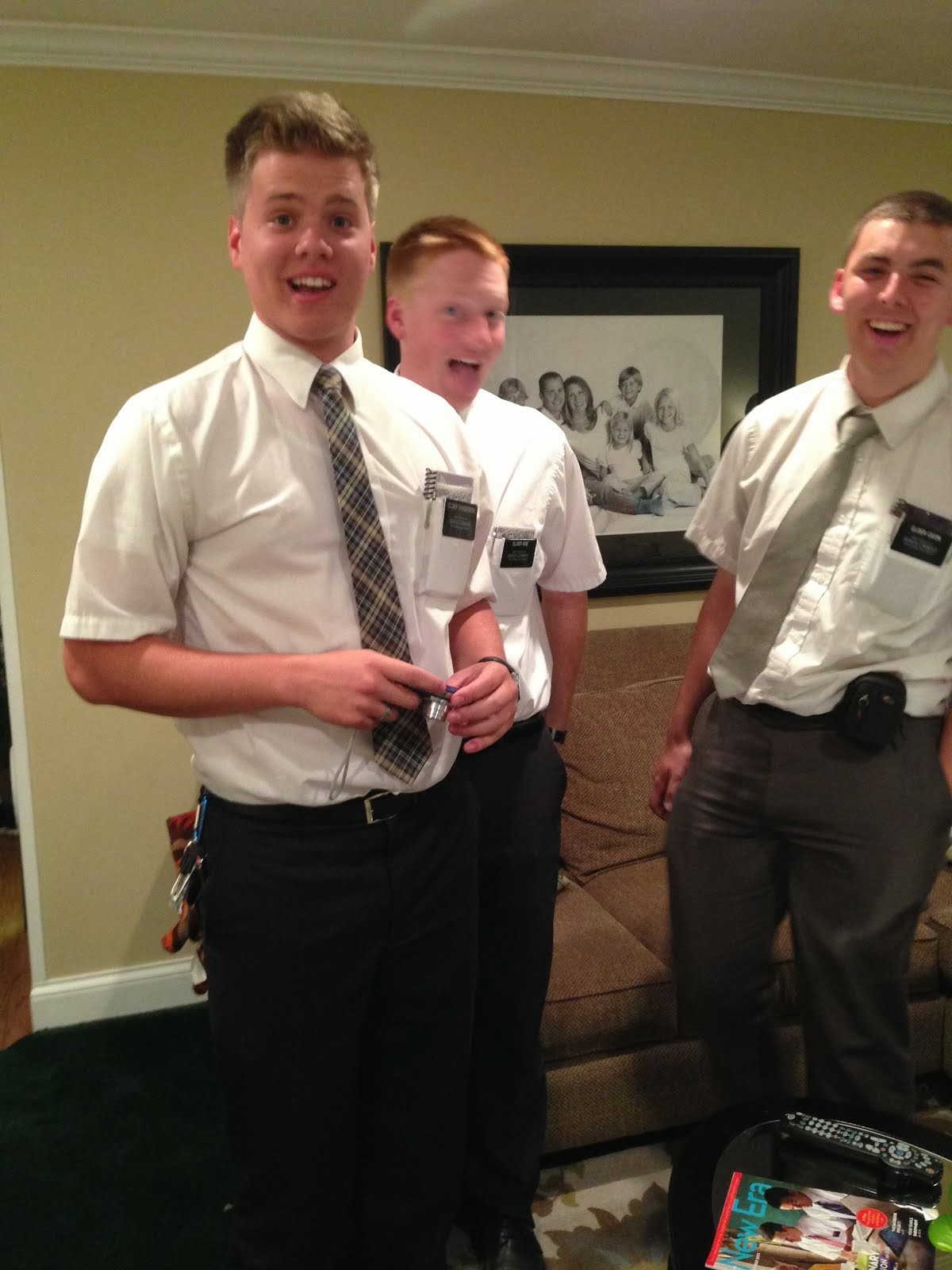 Elder Sanderson and the other Elders from Fountain Valley
