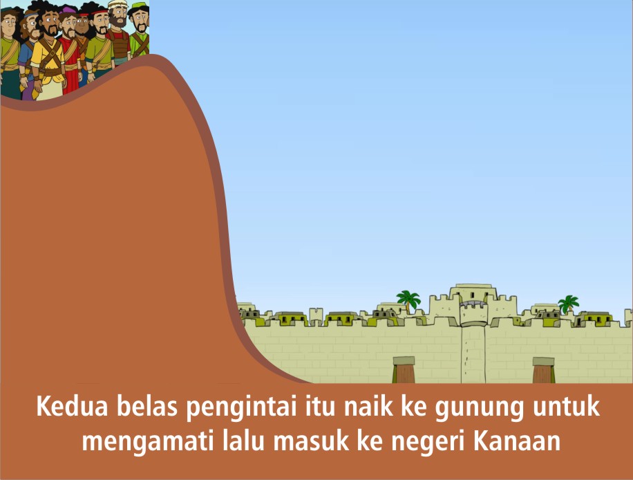 Komik Alkitab Anak: Dua Belas Pengintai