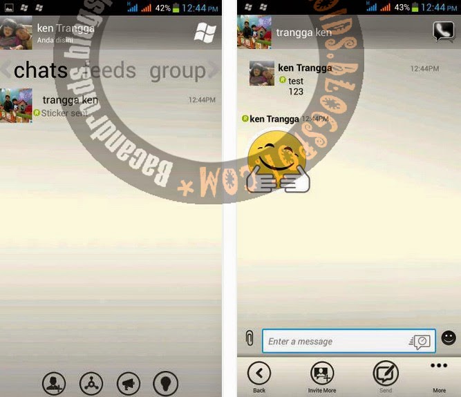 BBM Mod Thema WindowsPhone Monochrome Fitur Switchable v2.6.0.30