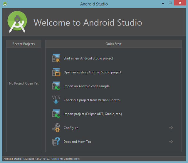 Tạo Project mới trong Android Studio