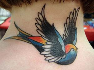 Swallow Tattoo, Tattooing