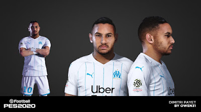 PES 2020 Faces Dimitri Payet by Owen31