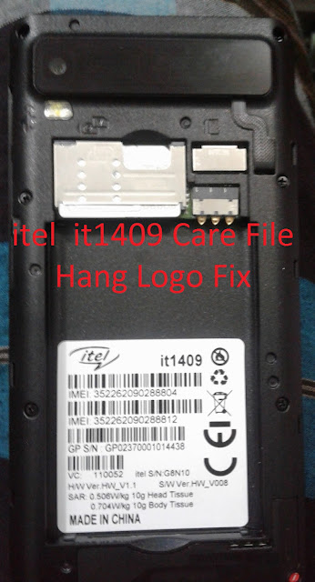 itel it1409 Hang Logo Fix Firmware