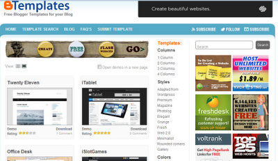 Theme Blogspot Free - Các trang cung cấp Template Blogspot Free 