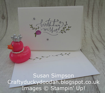 Stampin' Up! UK Independent  Demonstrator Susan Simpson, Craftyduckydoodah!, Happiest of Days, August Coffee & Cards Project 2017, Supplies available 24/7 from my online store, 