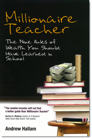 How to Become a Millionaire on a Teacher’s Salary... it's actually possible! High school teacher Andrew Hallam hit this milestone by age 40 and wrote Millionaire Teacher to share his wealth-building secrets!