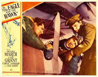 THE EAGLE AND THE HAWKS. Lobby Card: 36 x 28 cms. Estados Unidos. EL ÁGUILA Y EL HALCÓN. The Eagle and the Hawk. 1933. Estados Unidos. Dirección: Stuart Walker. Reparto: Fredric March, Cary Grant, Jack Oakie, Carole Lombard, Guy Standing, Forrester Harvey, Kenneth Howell, Leyland Hodgson, Virginia Hammond, Douglas Scott, Robert Seiter, Dennis O'Keefe.