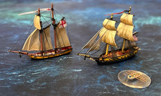 Warlord Games Black Seas USS Niagara Painted