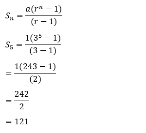 mencari jumlah suku ke-n deret geometri