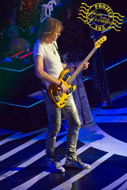 365 photo challenge, Lisa On Location photography, New Braunfels, Texas. Tom Hamilton performs during the Aerosmith concert at the Frank Erwin Center, Austin, Texas, November 16, 2012.