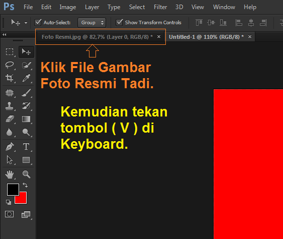 Membuat Pas Foto di Photoshop CS6 