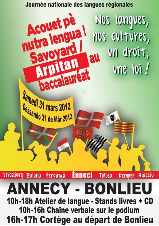Ènneci manifestacion del 31 de març