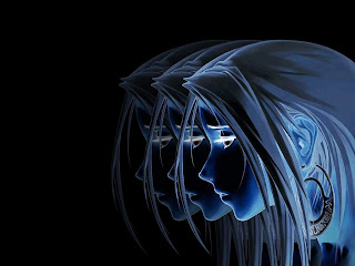 sad girl abstract wallpaper hd, blue women abstract images,