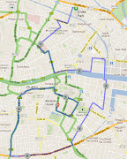 On the 6th of June 2012, the Olympic torch will do a short tour around the . (torch route)