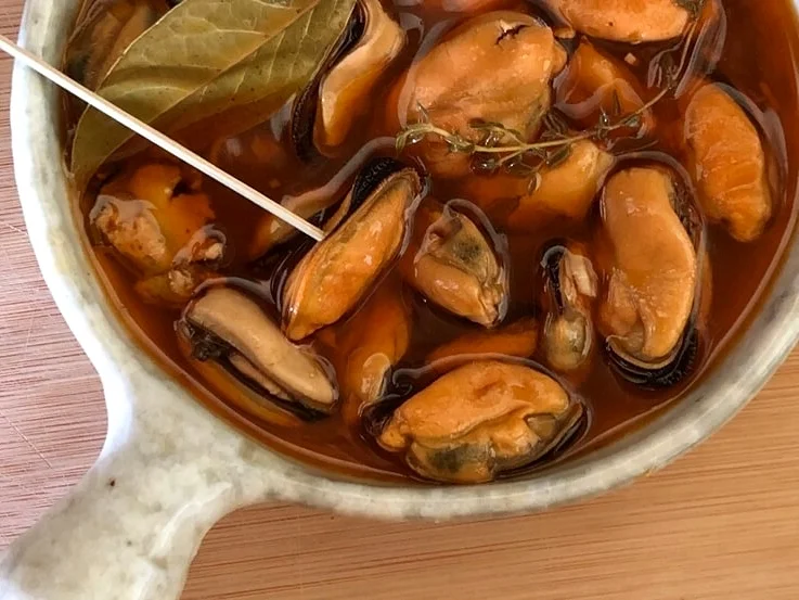 Mejillones en escabeche