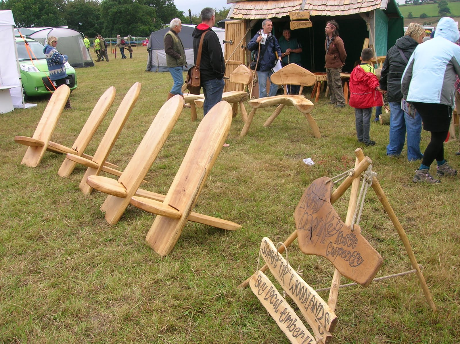 wood crafts - the national forest wood fair - shpangle