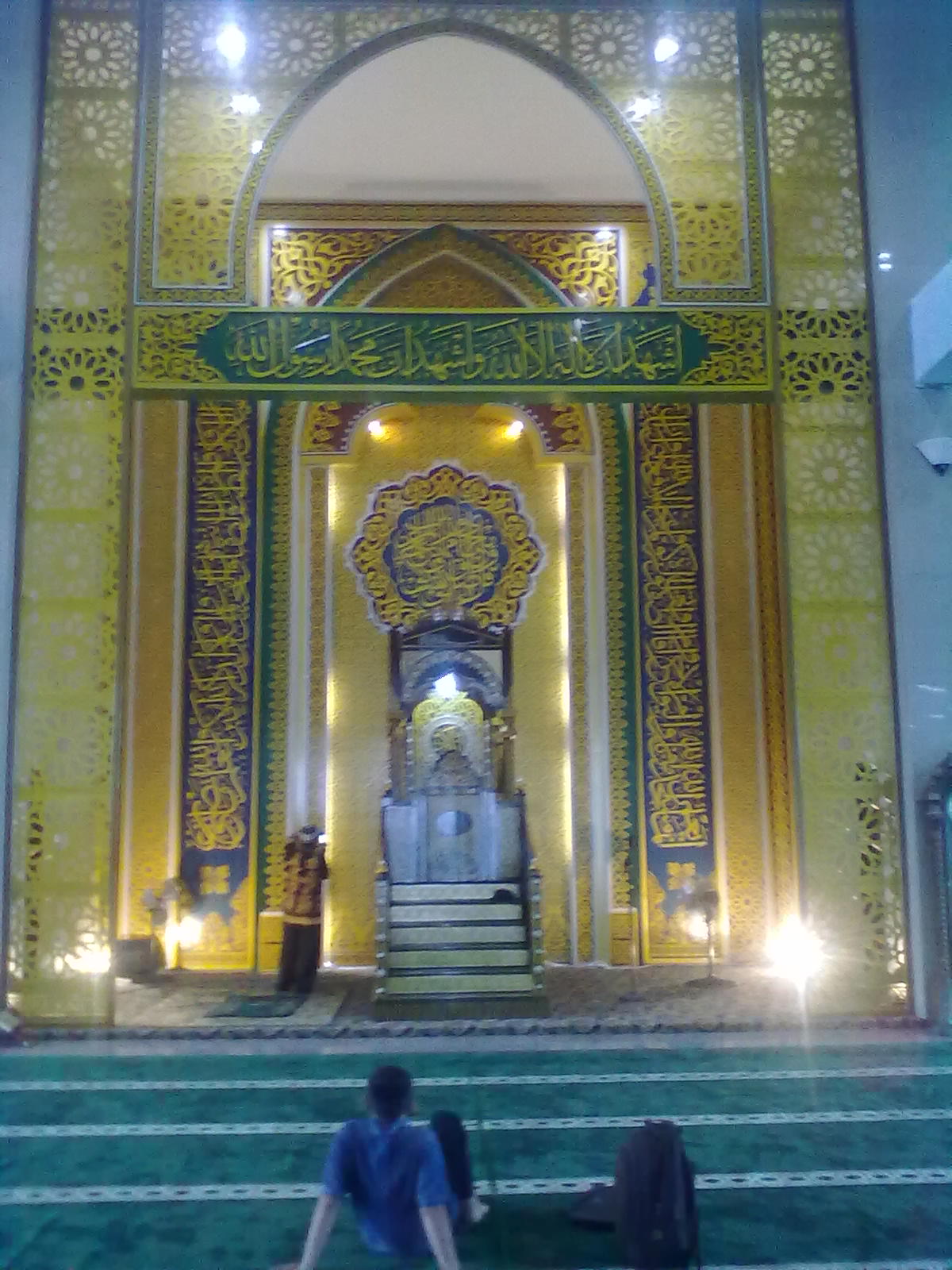 kaligrafi masjid : +62 852 3284 2704 (Tsel) kaligrafi masjid Kuching , khat kaligrafi