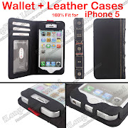 Iphone 5G real leather Book Book protecrtive case