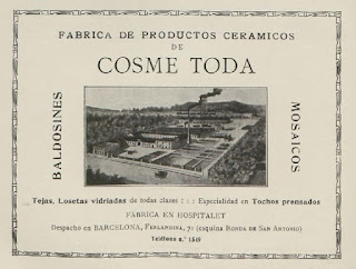 Anuncio de Cosme Toda (1917)