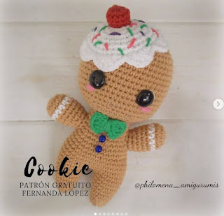 PATRON GRATIS HOMBRE DE JENGIBRE AMIGURUMI 56293