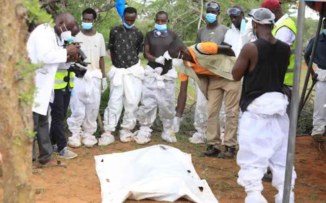 Pastor Paul Makenzie Nthenge exhumed bodies in Shakahola, Chakama, Malindi, Kilifi