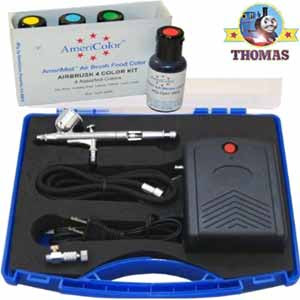 Percy Thomas the train precision dual action gravity feed coloring airbrush cake decorating system