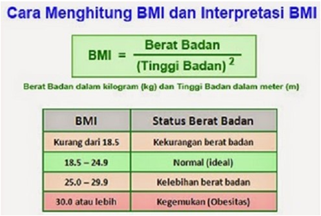 Rumus Dan Cara Menghitung BMI Body Mass Index Akuntt com