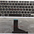 Keyboard TOSHIBA c800 series Hitam Jogja kondisi baru