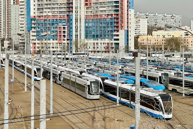 улица Маршала Воробьёва, Краснопресненское трамвайное депо