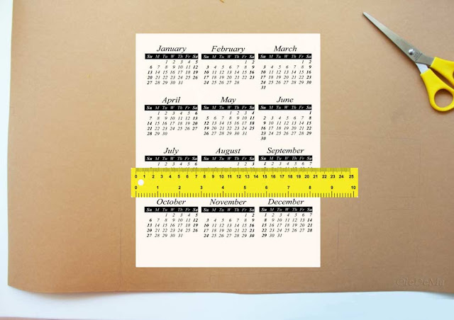 2019, black, gift, mini calendar, planner, printable, scrap, white, 