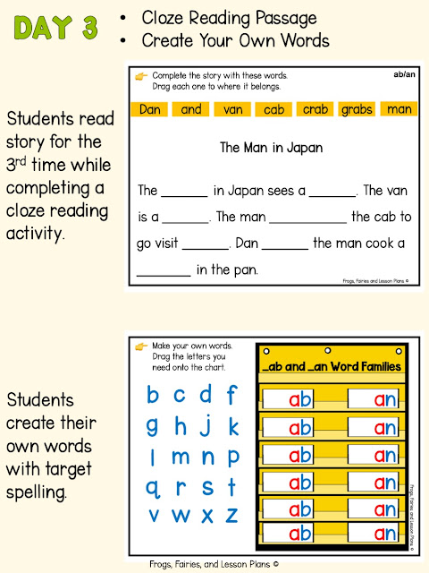 Digital Word Work Activities - CVC, CVCC, and CCVC Words with Short Vowel Sounds