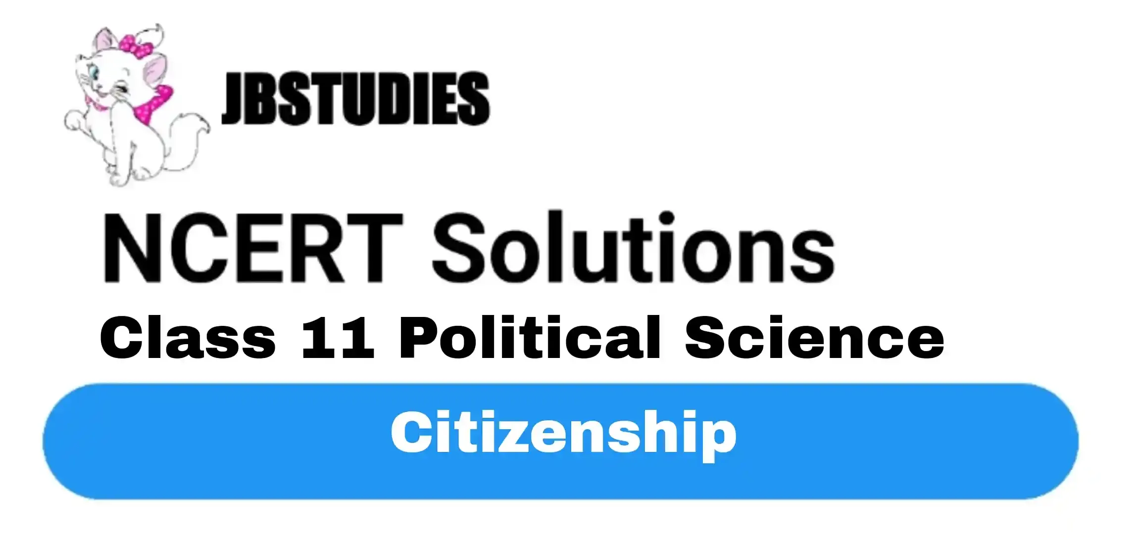 Solutions Class 11 Political Science Chapter-6 Citizenship