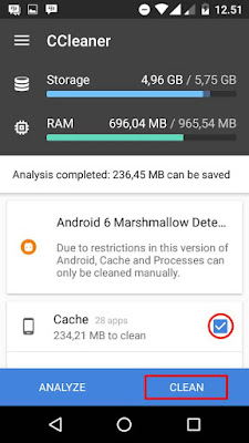 Cara Menghapus File Cache/Sampah Di HP Android Terbaru