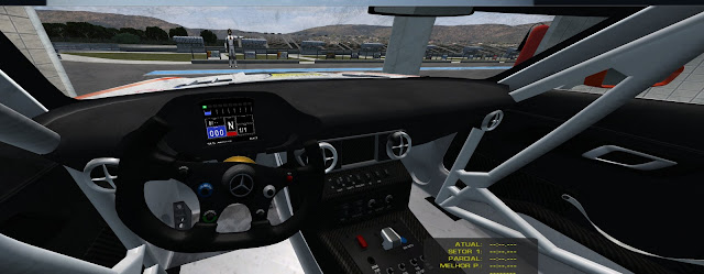 Cockpit Mercedes SLS AMG FIA GT3 rFactor