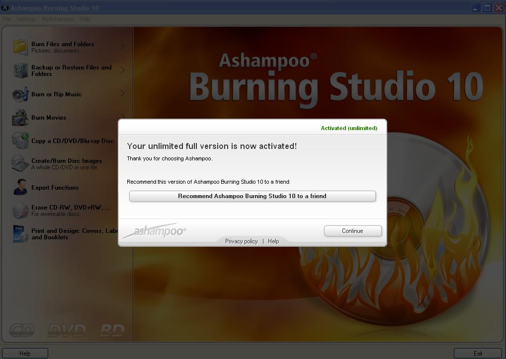 ashampoo burning studio 6.02