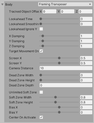 The Framing transposer options