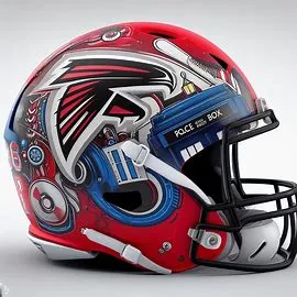 Atlanta Falcons Dr. Who Concept Helmet