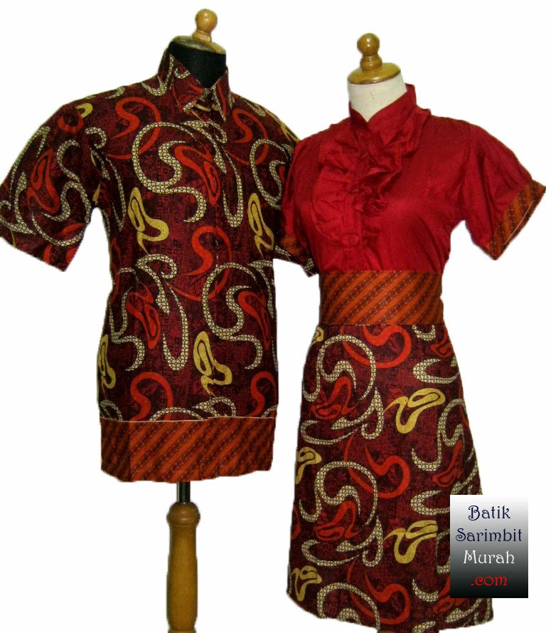 Model Desain Gambar  Model Baju  Batik Wanita Modern Terbaru