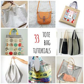 thirty - three tote bag tutorials