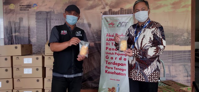 Ajinomoto dan  ACT Donasikan 3200 Roti Untuk Tenaga Medis Covid-19