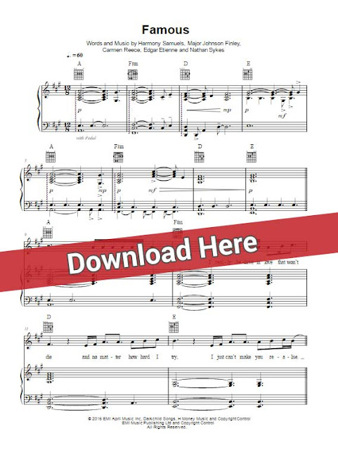 nathan sykes, famous, sheet music, piano notes, chords, download, pdf, klavier noten, keyboard, tutorial, lesson, guitar, voice, vocals