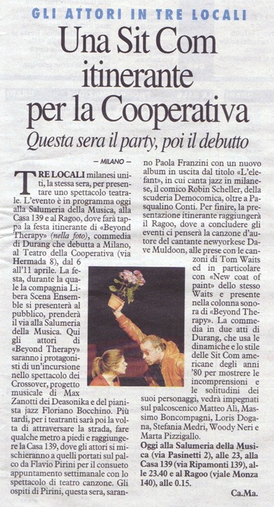 Il Giorno 01 aprile 2010 - Carlo Mandelli