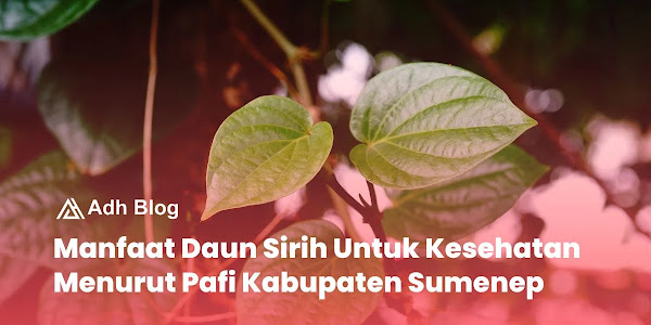 Manfaat Daun Sirih Untuk Kesehatan Menurut Pafi Kabupaten Sumenep