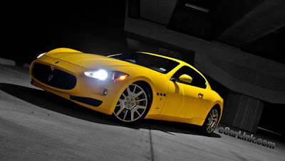 Maserati Supercar Yellow Car