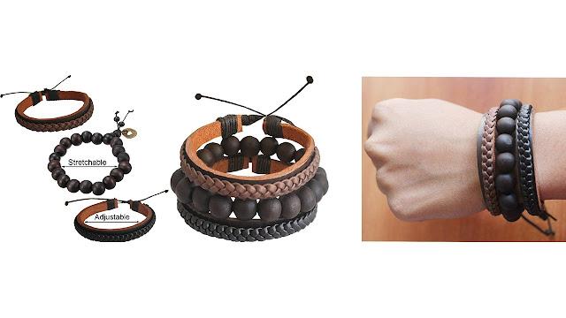 Rich & Famous Leather Bracelet Set