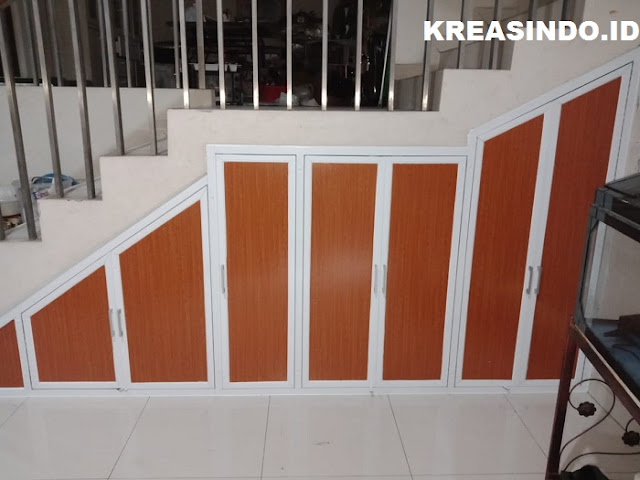  Lemari  Bawah  Tangga  Aluminium  dan Kitchen Set Aluminium  