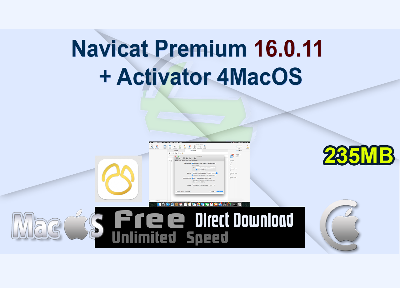 Navicat Premium 16.0.11 + Activator 4MacOS