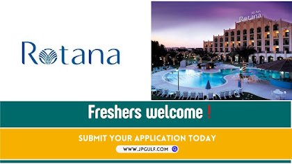 Rotana Hotels and Resorts Hiring Staff - Diverse group of professionals working in a luxurious hotel setting.
